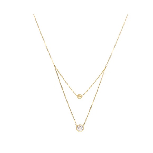 Marlyn Schiff Double Layered Necklace - Picture 1 of 3